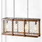 Gaines 34.5" Linear Adjustable Iron Rustic Industrial LED Pendant