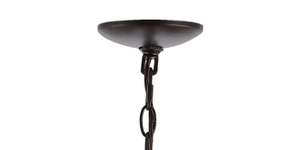 Gatsby 23" Adjustable Iron Rustic Glam LED Pendant - JONATHAN Y