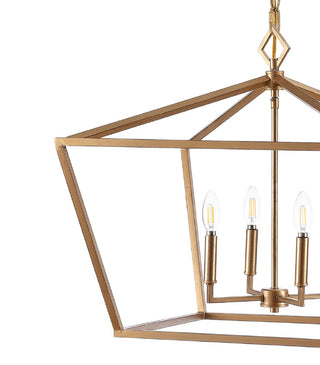 Gatsby 23" Adjustable Iron Rustic Glam LED Pendant