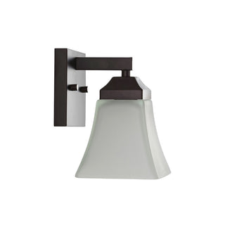 Staunton Iron/Glass Modern Cottage LED Vanity Light - JONATHAN Y