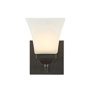Staunton Iron/Glass Modern Cottage LED Vanity Light - JONATHAN Y