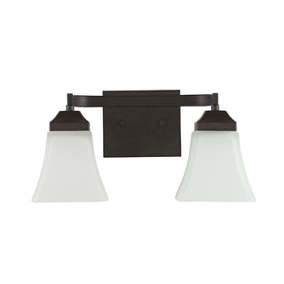 Staunton Iron/Glass Modern Cottage LED Vanity Light - JONATHAN Y