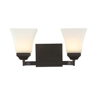 Staunton Iron/Glass Modern Cottage LED Vanity Light - JONATHAN Y