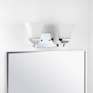 Staunton Iron/Glass Modern Cottage LED Vanity Light