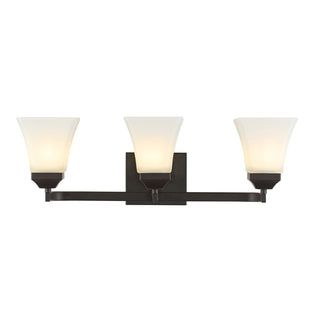 Staunton Iron/Glass Modern Cottage LED Vanity Light