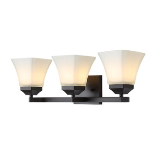 Staunton Iron/Glass Modern Cottage LED Vanity Light