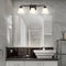 Staunton Iron/Glass Modern Cottage LED Vanity Light