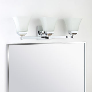 Staunton Iron/Glass Modern Cottage LED Vanity Light