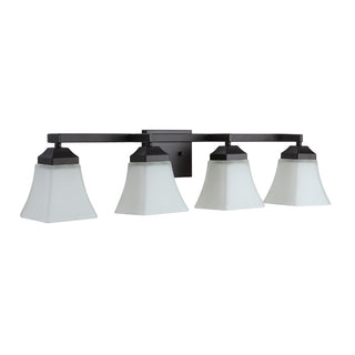 Staunton Iron/Glass Modern Cottage LED Vanity Light