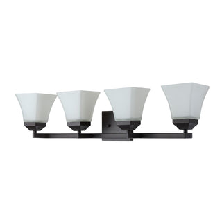 Staunton Iron/Glass Modern Cottage LED Vanity Light