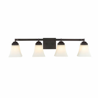 Staunton Iron/Glass Modern Cottage LED Vanity Light