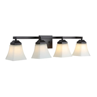 Staunton Iron/Glass Modern Cottage LED Vanity Light