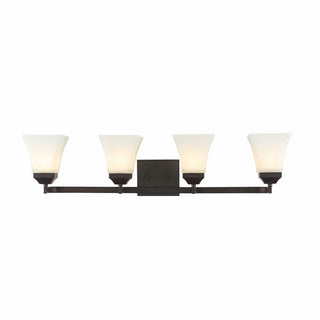 Staunton Iron/Glass Modern Cottage LED Vanity Light