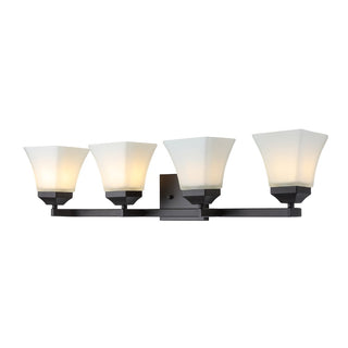 Staunton Iron/Glass Modern Cottage LED Vanity Light