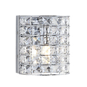 Clara Deco Metal/Crystal Classic Glam LED Vanity Light