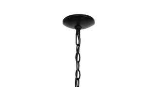 Coronet Iron/Seeded Glass Rustic Farmhouse LED Chandelier - JONATHAN Y