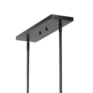 Luca Parisian 45.5" Modern Glam Iron Globe Linear LED Pendant