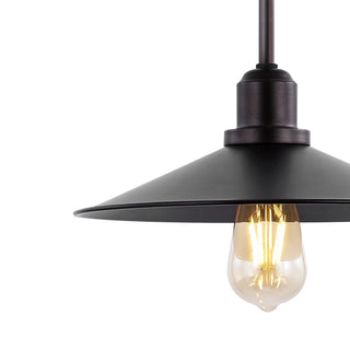 Cade 34.25" Metal Farmhouse Industrial LED Pendant