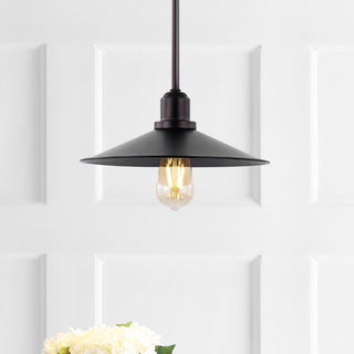 Cade 34.25" Metal Farmhouse Industrial LED Pendant