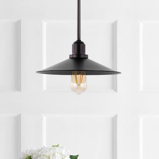 Cade 34.25" Metal Farmhouse Industrial LED Pendant