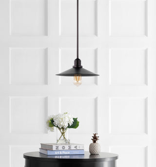 Cade 34.25" Metal Farmhouse Industrial LED Pendant