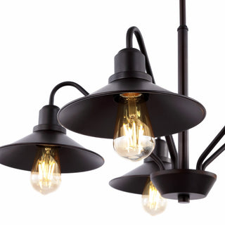 Cade 34.25" Metal Farmhouse Industrial LED Pendant - JONATHAN Y