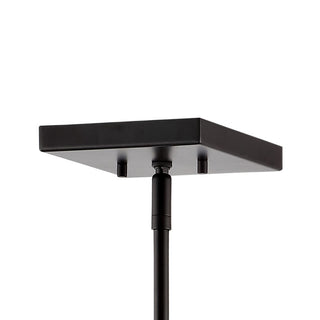 Quinn 8.13" Industrial Farmhouse Iron/Glass LED Pendant - JONATHAN Y