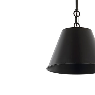 Harper Industrial Farmhouse Iron LED Pendant - JONATHAN Y