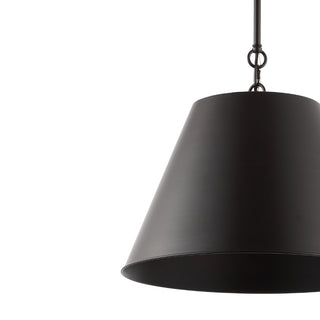 Harper Industrial Farmhouse Iron LED Pendant - JONATHAN Y