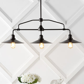 Cade 34.25" Metal Farmhouse Industrial LED Pendant