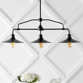Cade 34.25" Metal Farmhouse Industrial LED Pendant