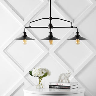 Cade 34.25" Metal Farmhouse Industrial LED Pendant