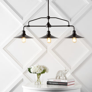Cade 34.25" Metal Farmhouse Industrial LED Pendant