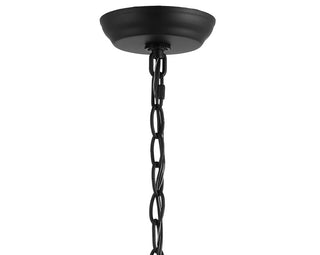 Iris 10" Iron Classic Modern Lantern LED Pendant - JONATHAN Y