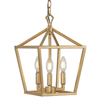 Iris 10" Iron Classic Modern Lantern LED Pendant - JONATHAN Y