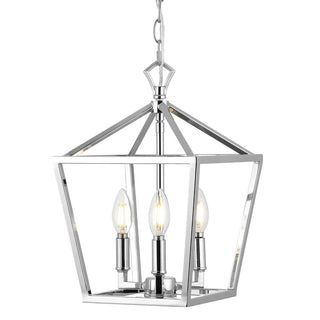 Iris 10" Iron Classic Modern Lantern LED Pendant - JONATHAN Y