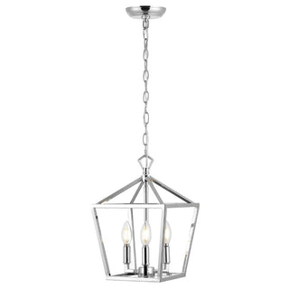 Iris 10" Iron Classic Modern Lantern LED Pendant - JONATHAN Y