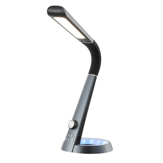 Milton 19" Aluminum Contemporary Minimalist Adjustable Head Dimmable USB Charging LED Task Lamp - JONATHAN Y