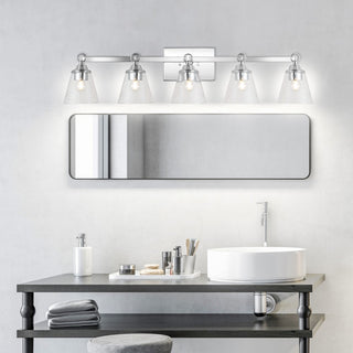 Marion Hurricane Metal/Glass Vanity