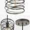 Helisa 7.25" Modern Contemporary Iron Spiral LED Pendant