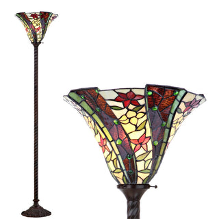 Williams Tiffany Style 71" Torchiere LED Floor Lamp - JONATHAN Y