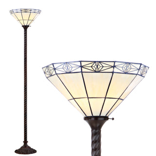 Moore Tiffany Style 68.57" Torchiere LED Floor Lamp - JONATHAN Y