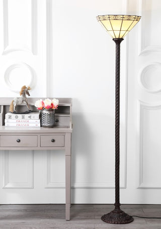 Moore Tiffany Style 68.57" Torchiere LED Floor Lamp - JONATHAN Y