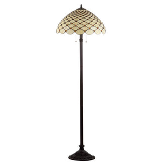 Lee Tiffany Style 62" LED Floor Lamp - JONATHAN Y