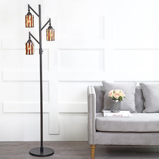 Clark Tiffany-Style 71" Multi-Light LED Floor Lamp - JONATHAN Y