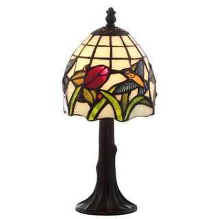 Hummingbird Tiffany Style 12" LED Table Lamp - JONATHAN Y