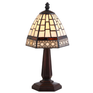 Carter Tiffany Style 12" LED Table Lamp - JONATHAN Y