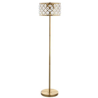 Elizabeth 60" Crystal/Metal LED Floor Lamp - JONATHAN Y