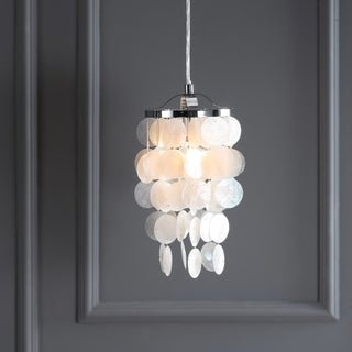 Cayla 7" Seashell LED Pendant Pendant - JONATHAN Y