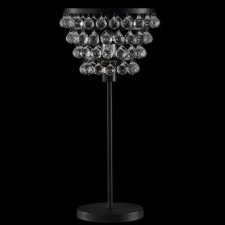 Buckingham 25" Crystal/Metal Table Lamp - JONATHAN Y